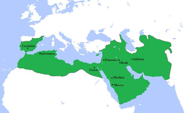extent of umayyad empire