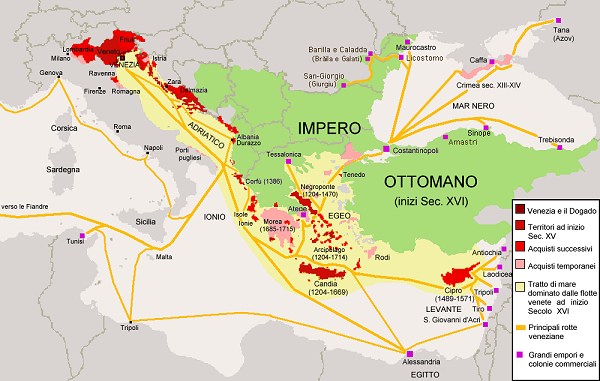 map of venetian empire