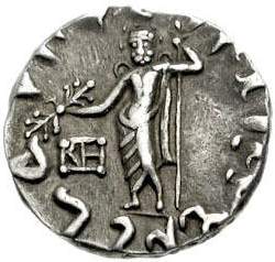 Vonones stater with Heracles