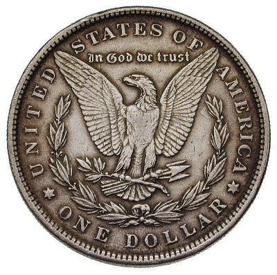 america dollar 1884 reverse
