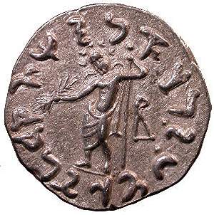 indo-scythian coin obverse