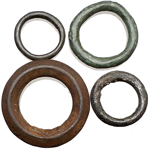 european proto-coinage: iron rings